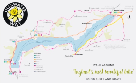 Map of the Ullswater Way